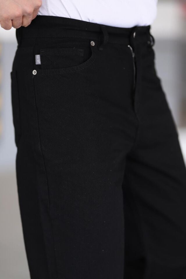 Baggy Erkek Kot Pantolon Siyah