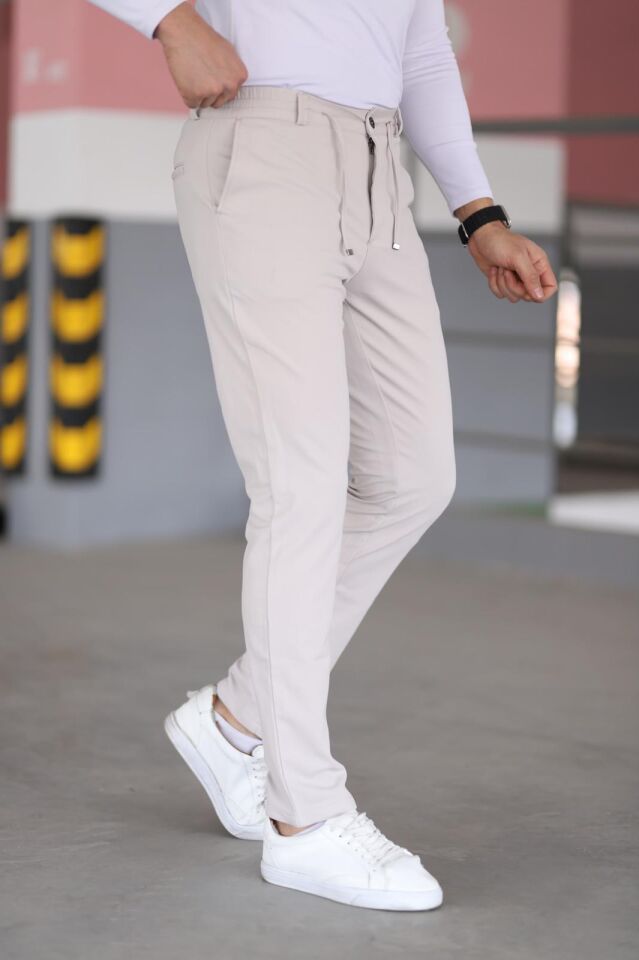 Jogger Erkek Pantolon Taş Rengi