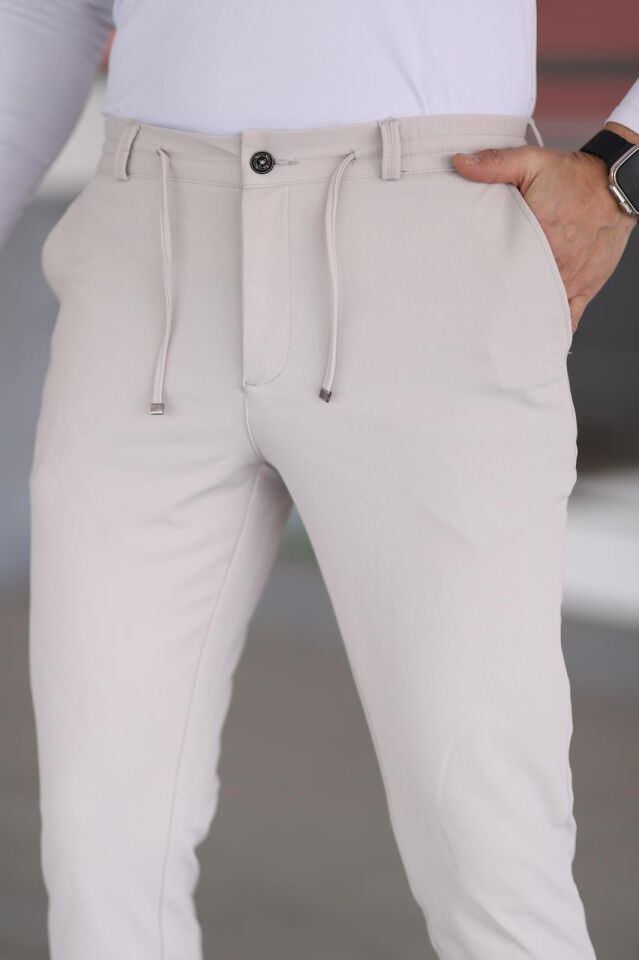 Jogger Erkek Pantolon Taş Rengi