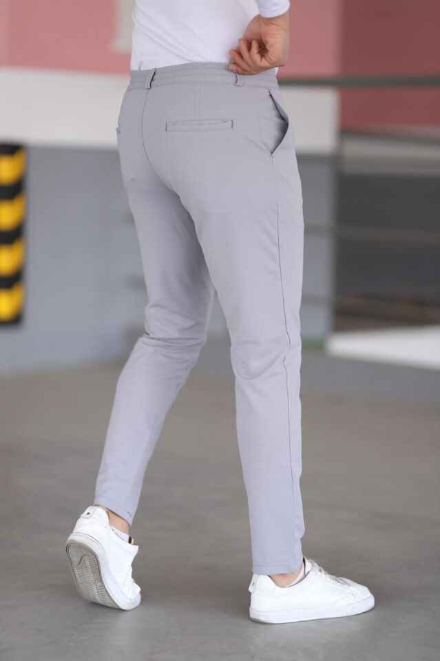 Jogger Erkek Pantolon Açık Gri
