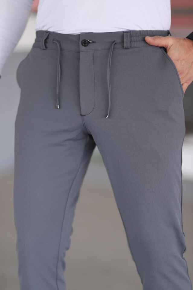 Jogger Erkek Pantolon Koyu Gri