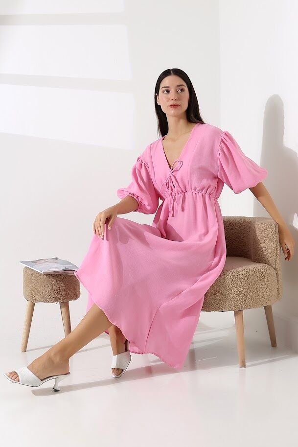 pembe elbise