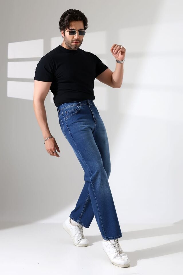 DENİM KUMAŞ BAGGY PANTOLON