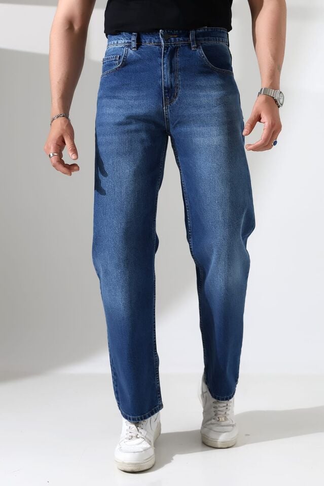 DENİM KUMAŞ BAGGY PANTOLON