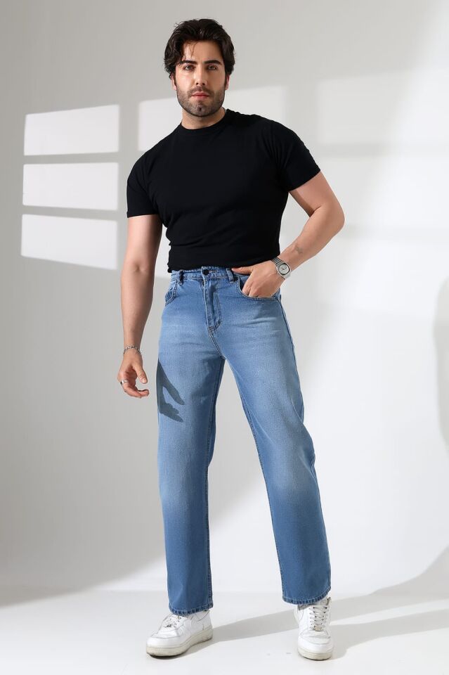 DENİM KUMAŞ BAGGY PANTOLON