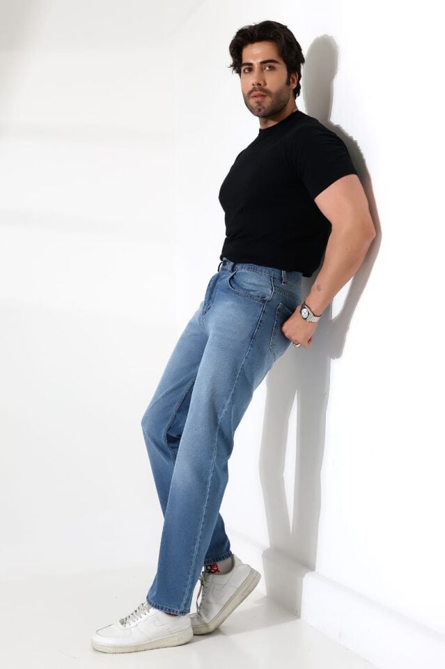 DENİM KUMAŞ BAGGY PANTOLON
