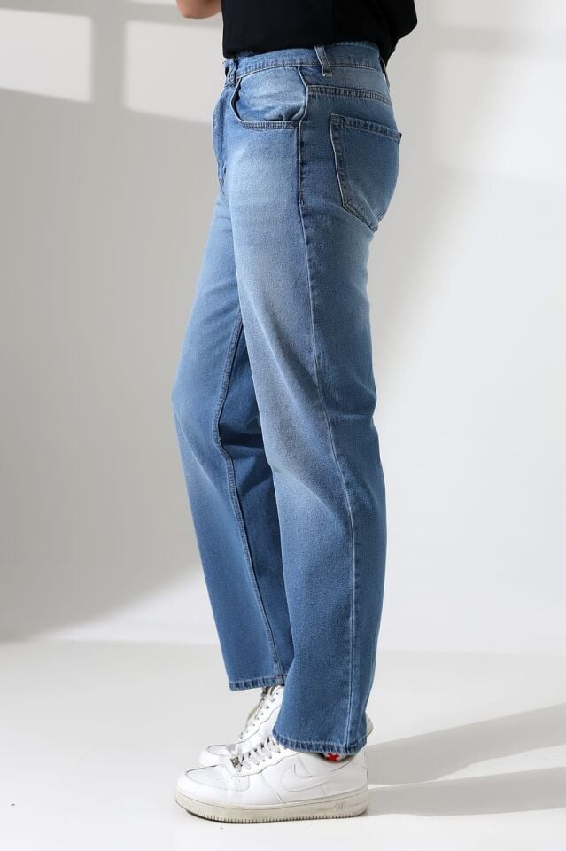 DENİM KUMAŞ BAGGY PANTOLON
