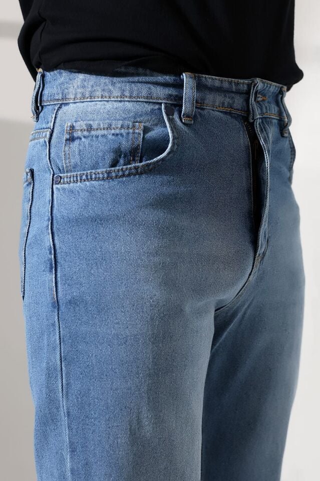 DENİM KUMAŞ BAGGY PANTOLON