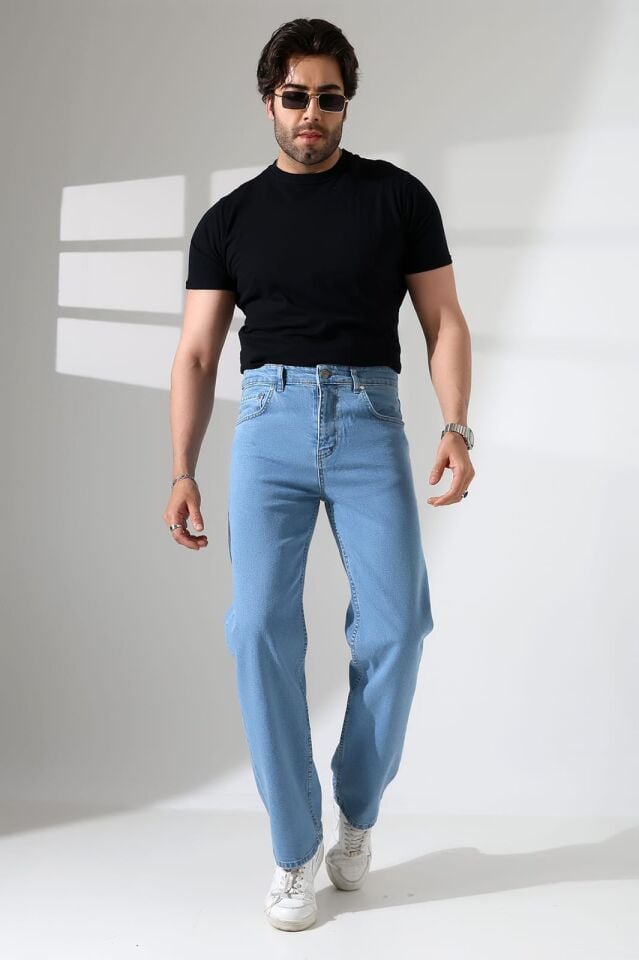 DENİM KUMAŞ BAGGY PANTOLON