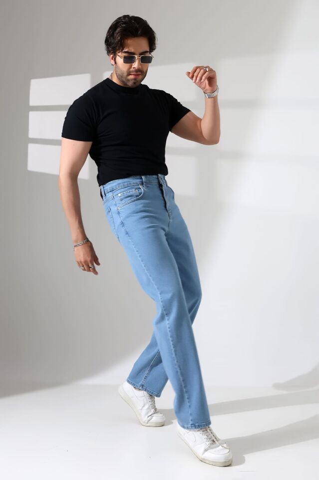 DENİM KUMAŞ BAGGY PANTOLON