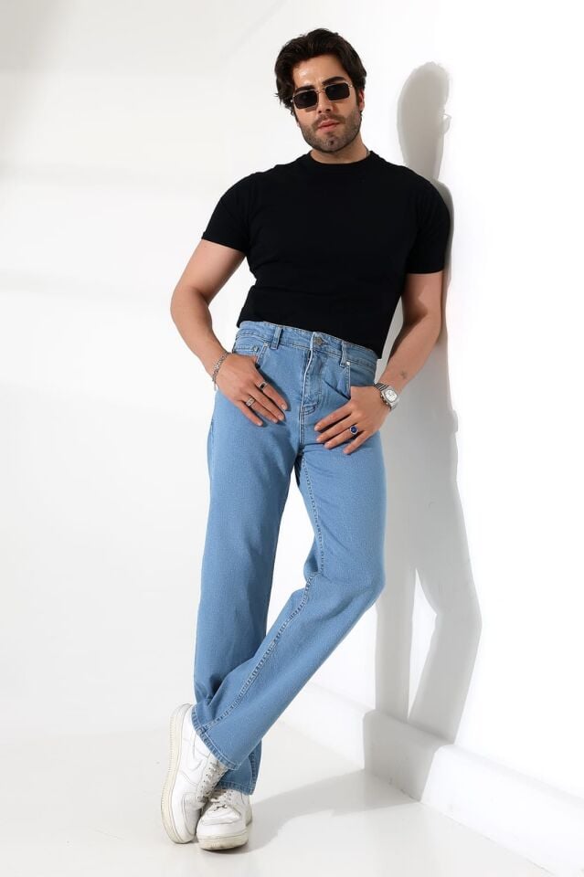 DENİM KUMAŞ BAGGY PANTOLON