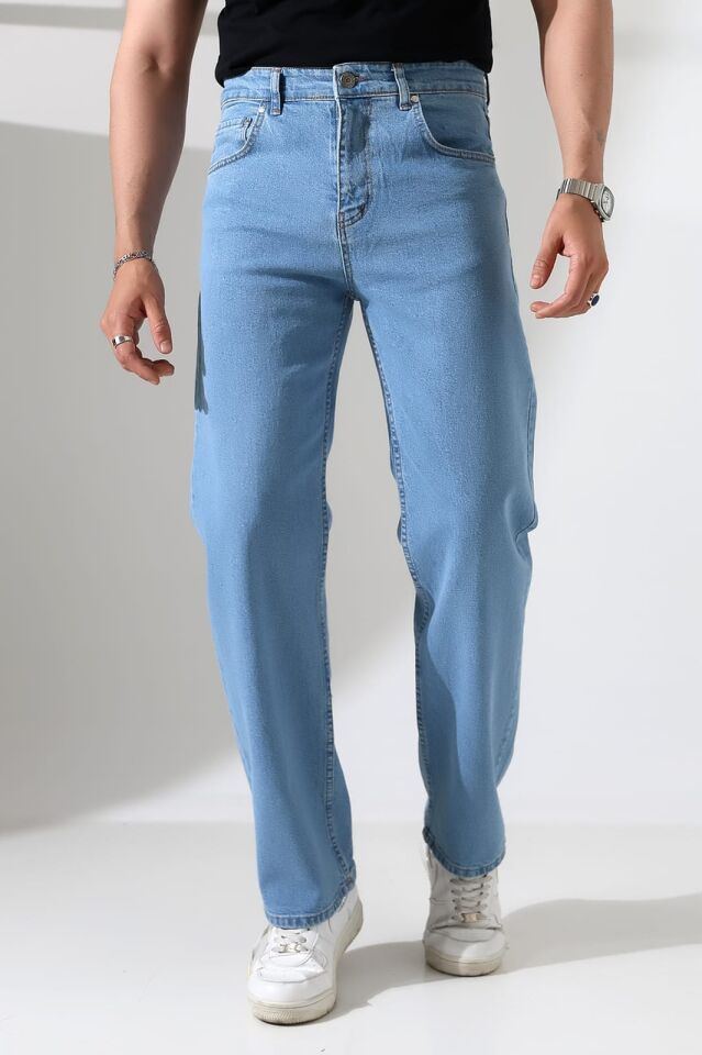 DENİM KUMAŞ BAGGY PANTOLON