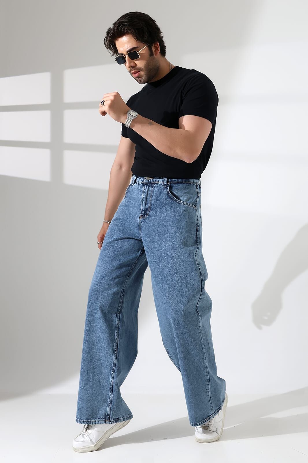 DENİM KUMAŞ SALAŞ BAGGY PANTOLON