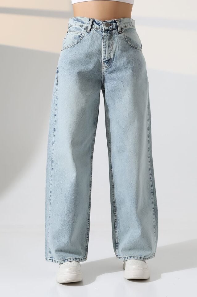 Salaş baggy ünisex kalıp kot pantolon/ücretsiz kargo/