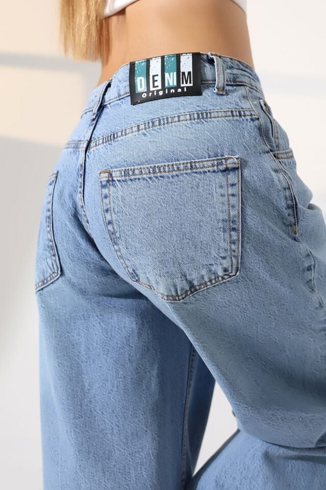 Salaş baggy ünisex kalıp kot pantolon/ücretsiz kargo/