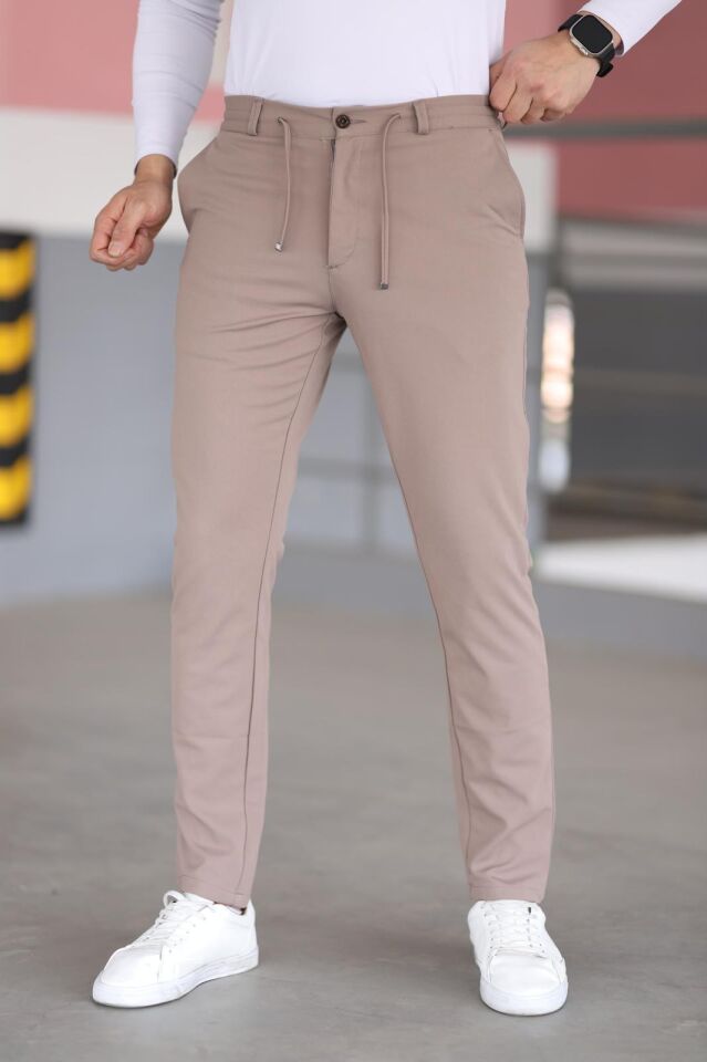 jogger pantolon bej rengi