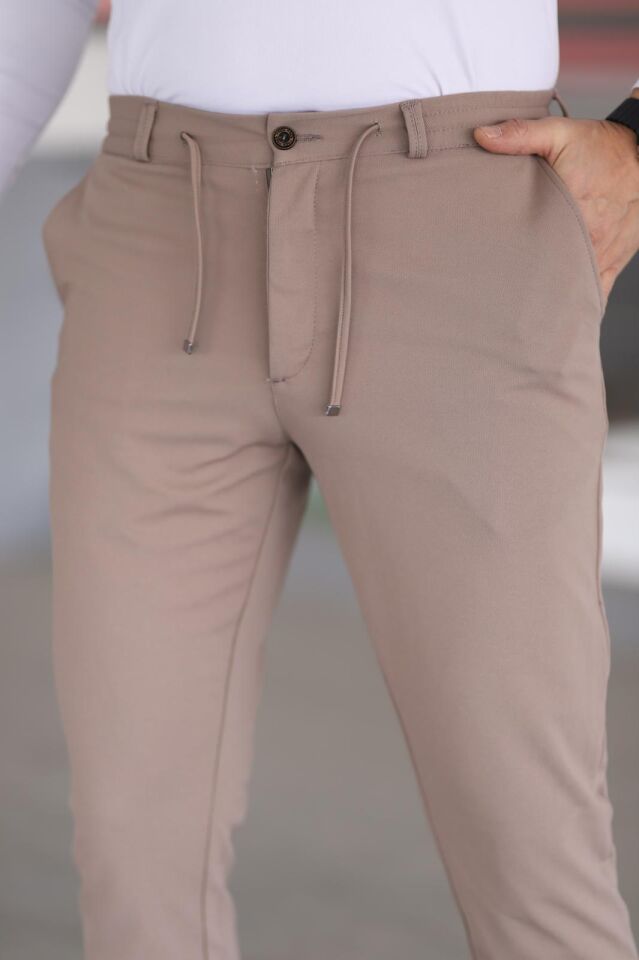 jogger pantolon bej rengi