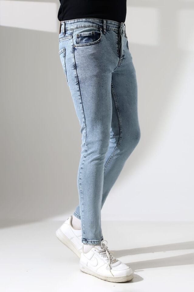 Erkek kar yıkama silim fit kot pantolon/ücretsiz kargo/