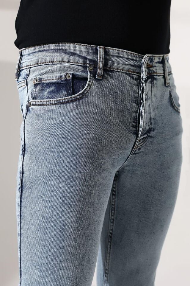Erkek kar yıkama silim fit kot pantolon/ücretsiz kargo/