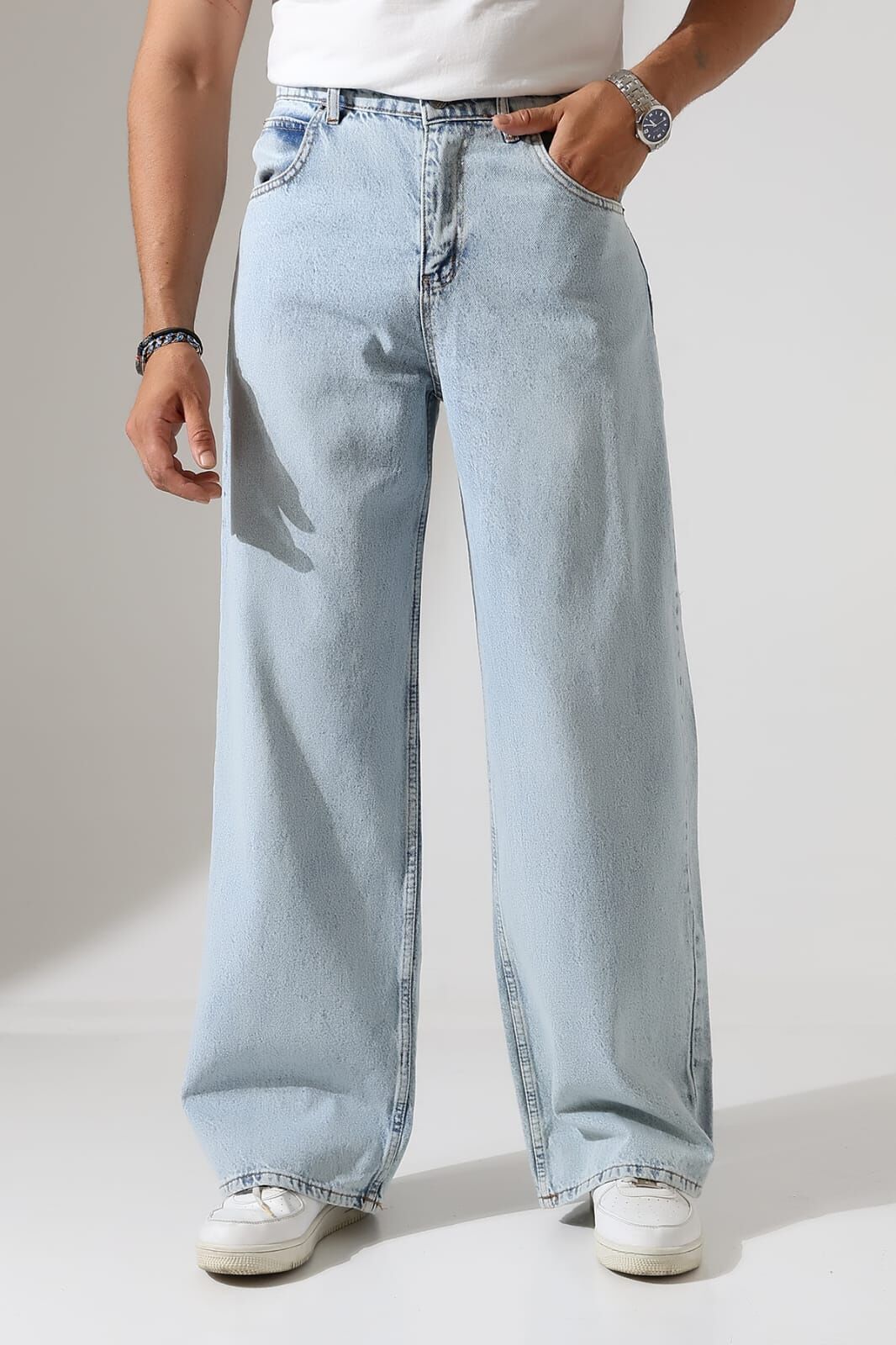 Salaş baggy ünisex kalıp kot pantolon/ücretsiz kargo/