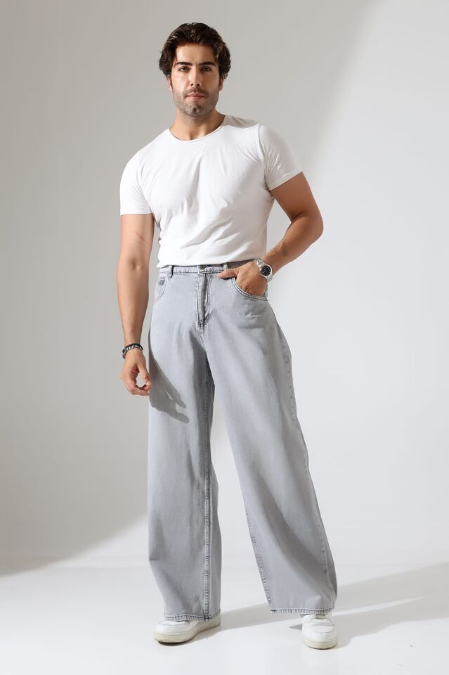 Salaş baggy ünisex kalıp kot pantolon/ücretsiz kargo/
