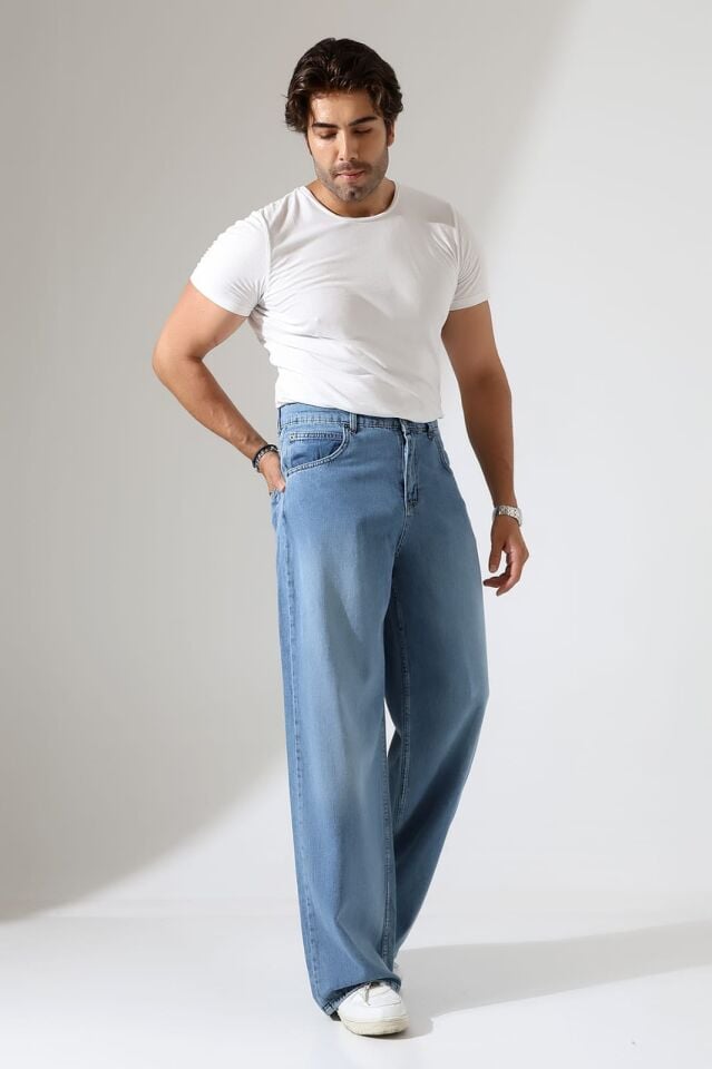 Salaş baggy ünisex kalıp kot pantolon/ücretsiz kargo/