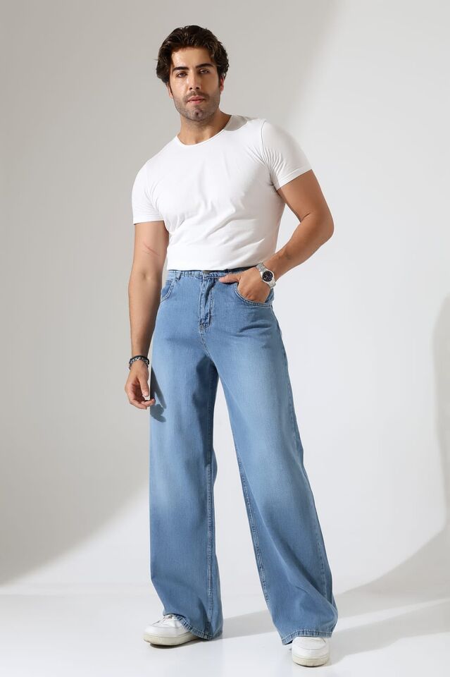 Salaş baggy ünisex kalıp kot pantolon/ücretsiz kargo/
