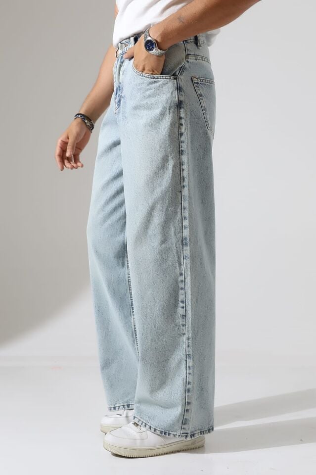 Salaş baggy ünisex kalıp kot pantolon/ücretsiz kargo/