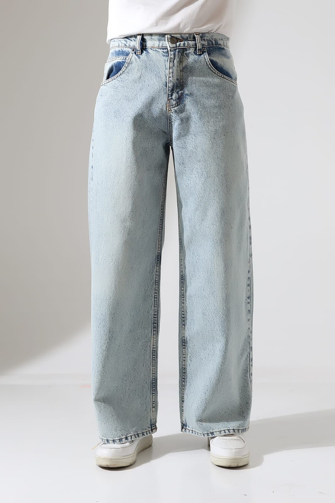 Salaş baggy ünisex kalıp kot pantolon/ücretsiz kargo/