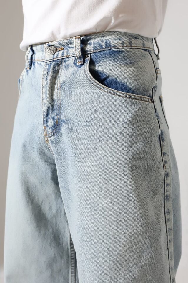 Salaş baggy ünisex kalıp kot pantolon/ücretsiz kargo/